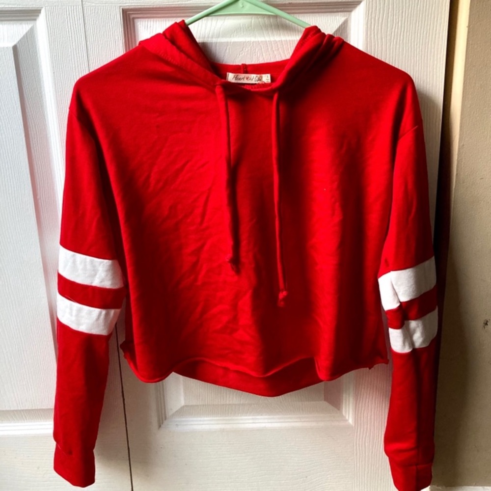 Heart Hips cropped sweatshirt